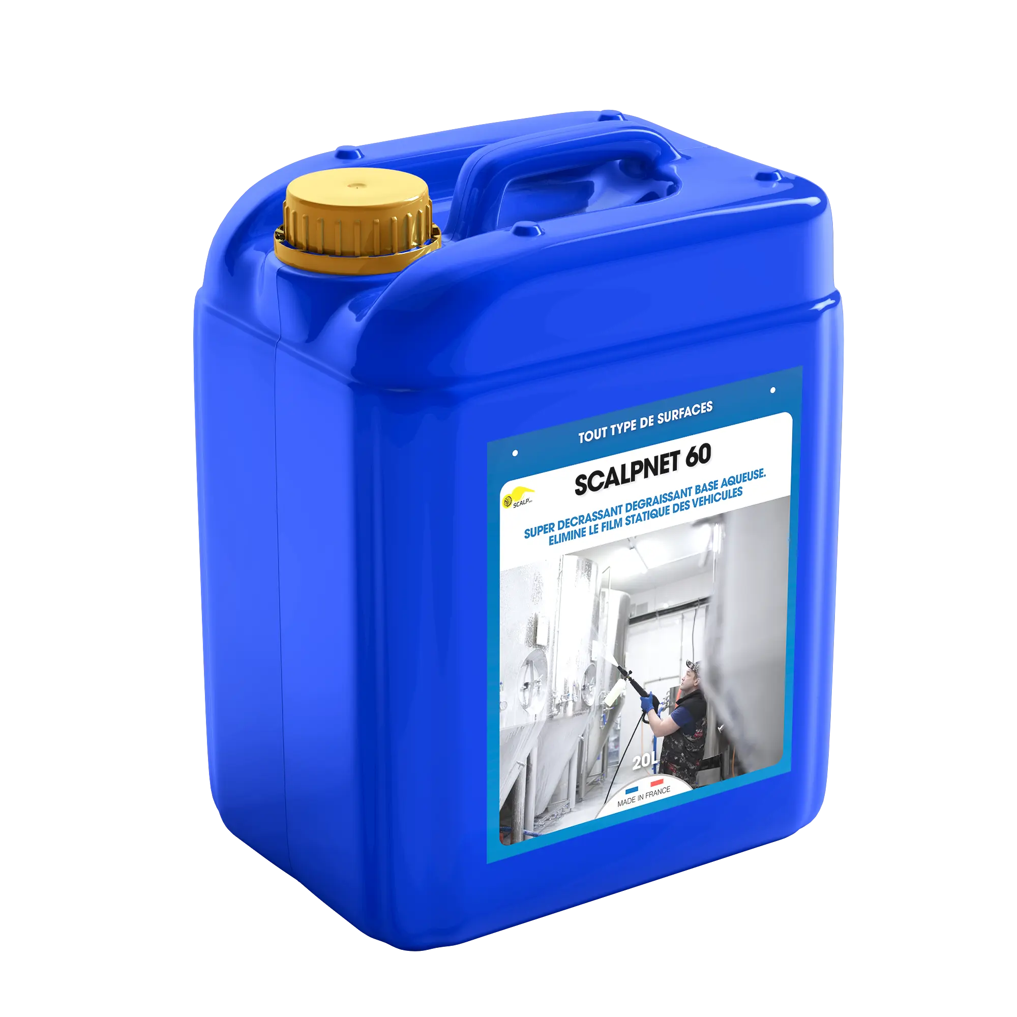 SCALPNET 60 Nettoyant et dégraissant film statique